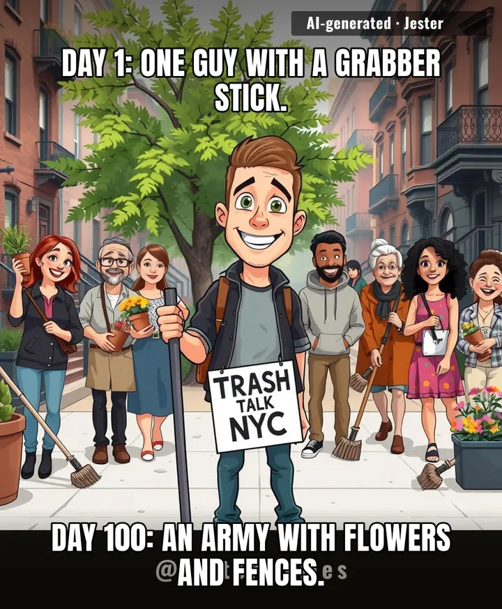 David spent $2,000 on flowers and fences — the cheapest way to buy an entire neighborhood's pride.