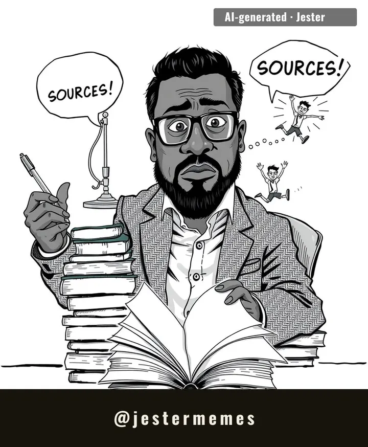 Some profs cite sources; Arday cites himself — with a bibliography of regret.
