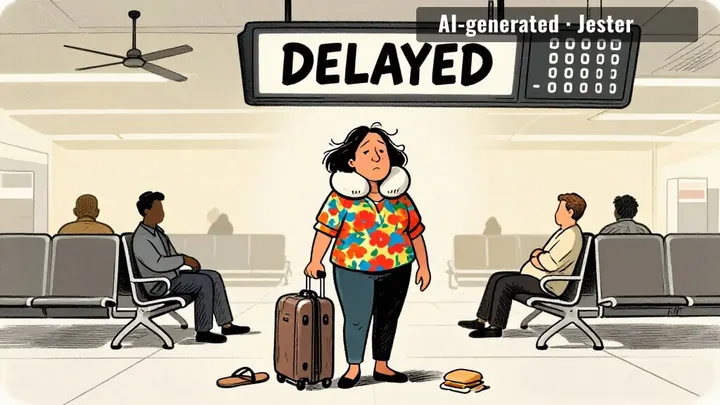 the only airport where the gate number is a suggestion and the runway is a shrug