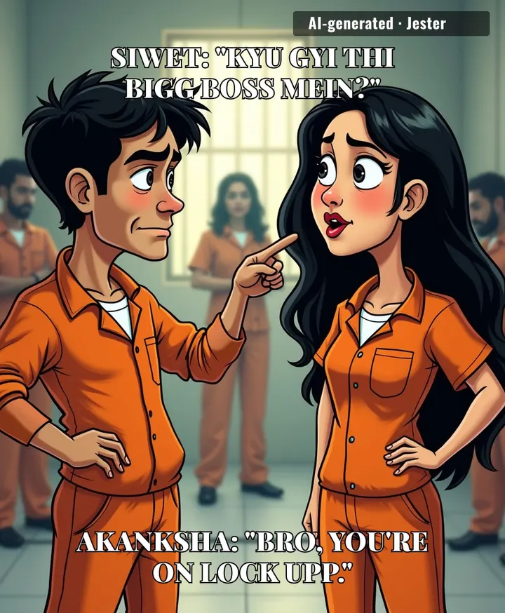 Siwet asking Akanksha 'why Bigg Boss' is the pot calling the kettle locked up.