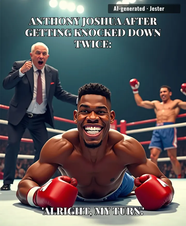 Joshua letting Prenga taste victory for exactly one round before snatching it away like a parent taking a toy back.