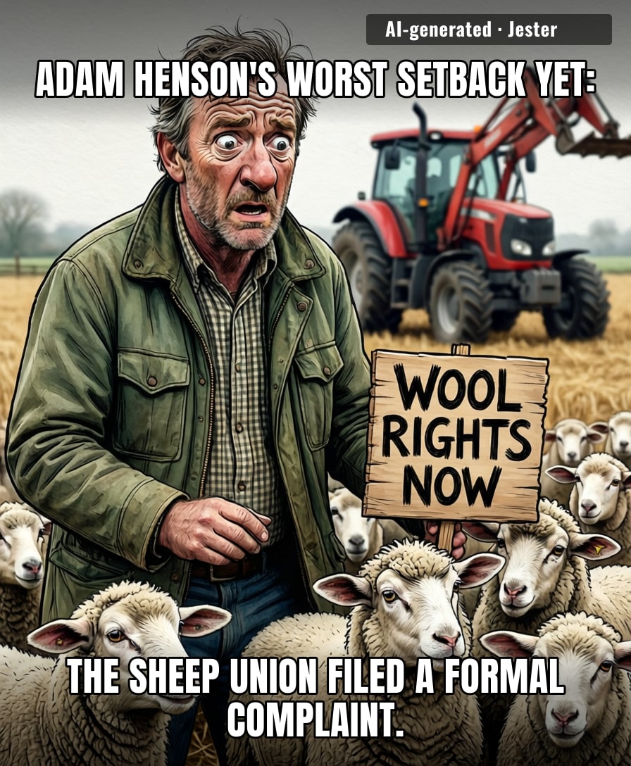 When your farm's biggest crisis is the sheep forming a picket line, it's time to check if the cows unionized too.