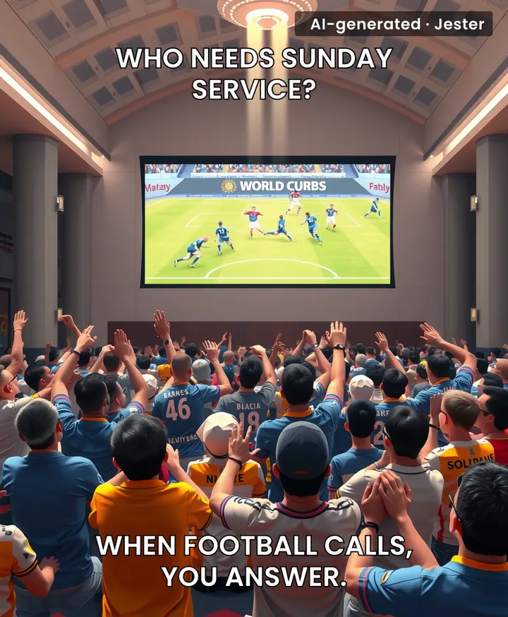 Singapore's got their priorities straight: World Cup > Early Morning Prayers.