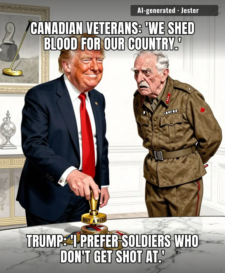 when the draft dodger gets a say on who qualifies as a spit