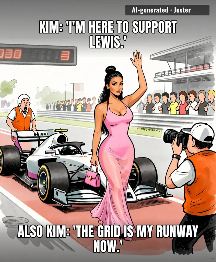 she wore sheer to a sport where everyone else is trying to be seen.