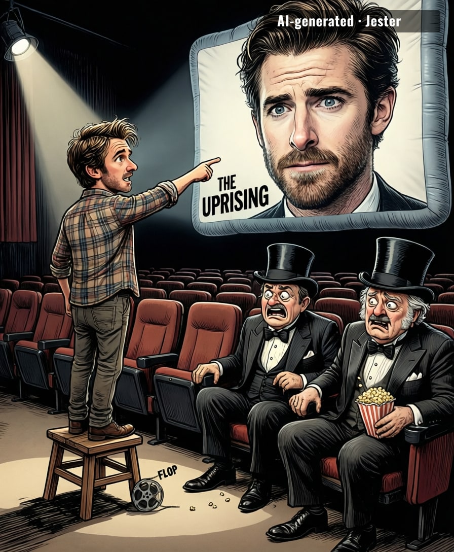 Andrew Garfield told billionaires to be scared, and they were — scared of how fast his movie flopped.