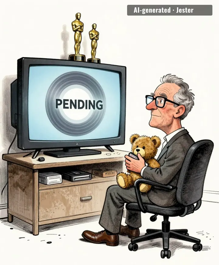 the only man with the interview can't get the screener. Holmes would be proud of the access.
