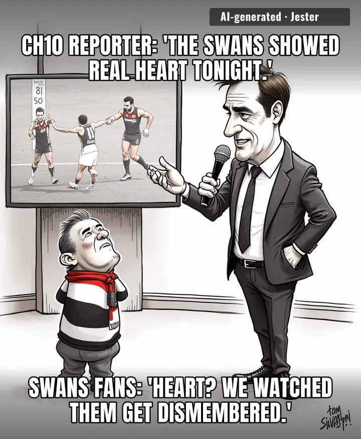 Tom Silvagni's 'powerful take' on the Swans is what happens when you ask the weatherman to explain a tsunami.
