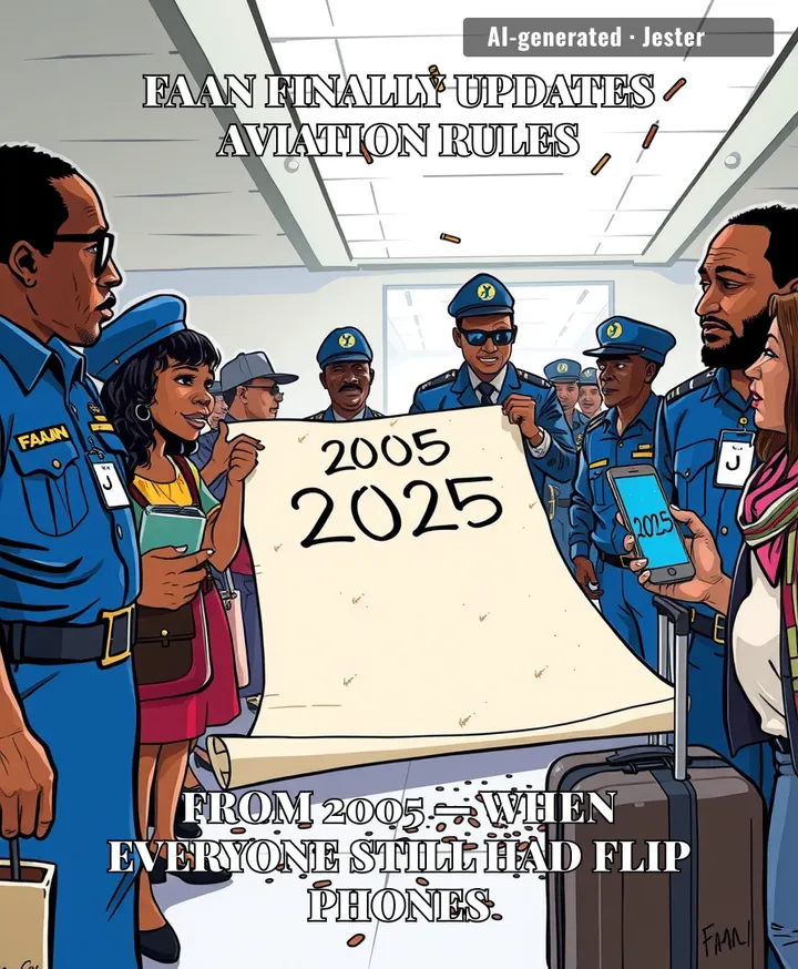 The only thing more outdated than Nigeria's aviation rules is the surprise that they finally changed them.