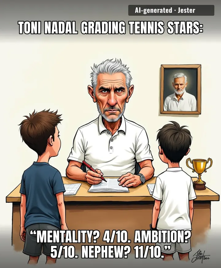Uncle Toni's grading curve is just a family tree.