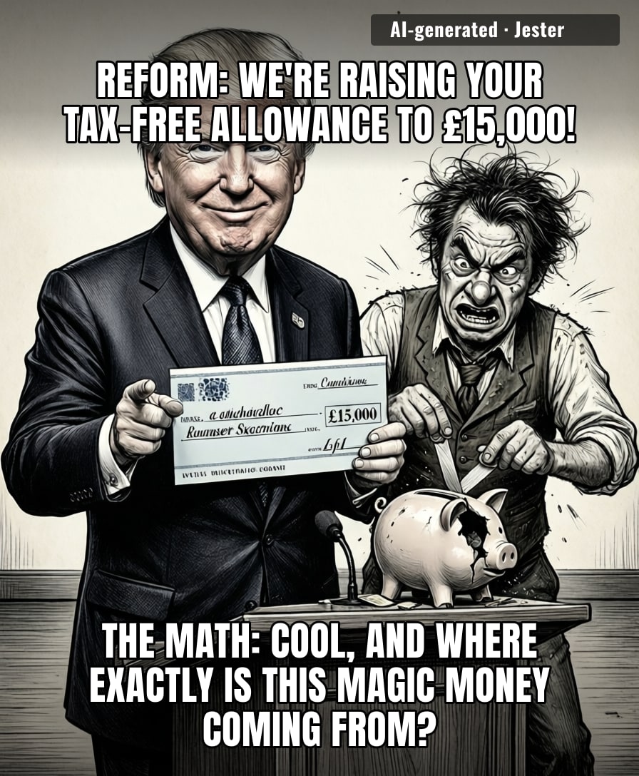 Handing out massive tax cuts with zero funding plan is basically the fiscal equivalent of ordering a Ferrari on a DoorDash account that isn't linked to a bank.