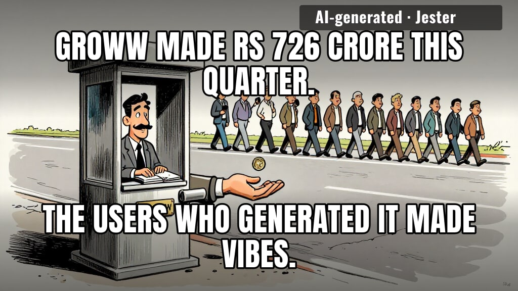 the middleman got rich and the market didn't.