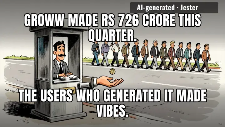 the middleman got rich and the market didn't.