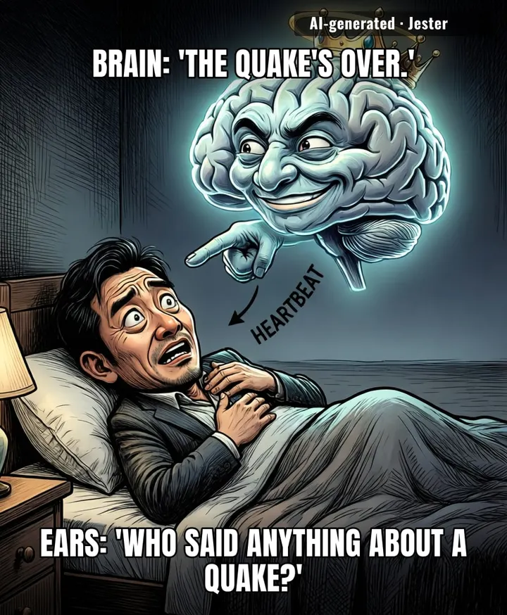Phantom tremors: the one time your own body gaslights you with benefits.
