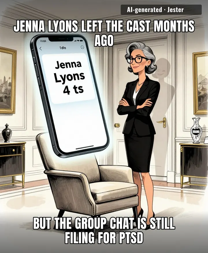 The ghost of a CEO still haunt-texting the cast is the ultimate power move.