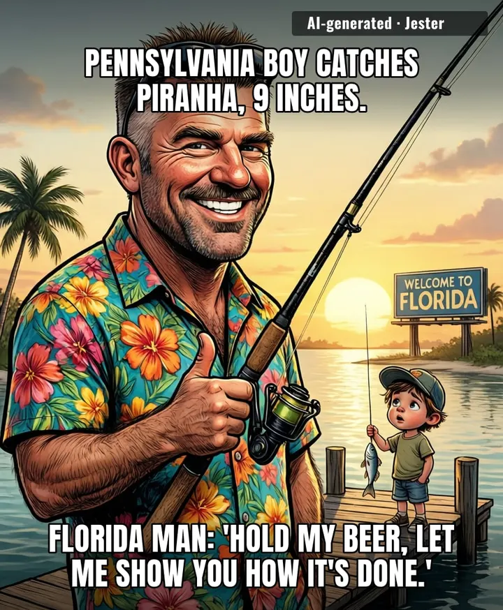A Pennsylvania lake now has piranhas, and the state's reaction is basically 'we'll handle it' — meanwhile, Florida is already planning a sequel.