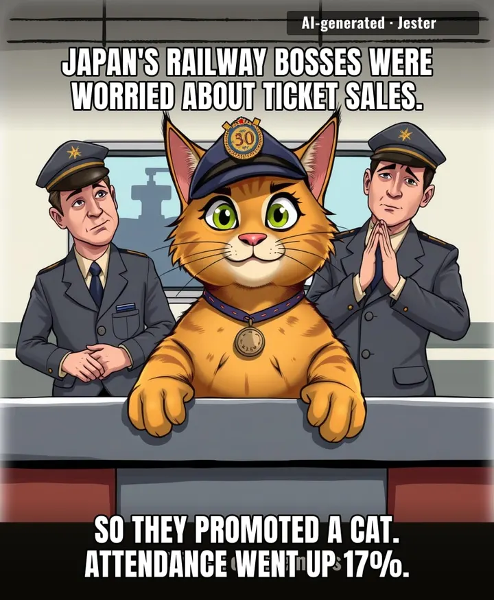 Somewhere, a middle manager is updating his resume to include 'sleeps on paperwork'.