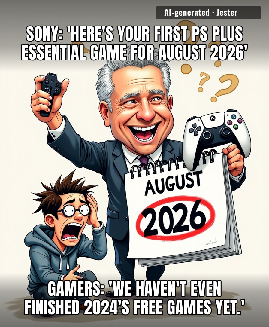 Sony announces a PS Plus game so far ahead that the only thing dated more than the announcement is my PS4.
