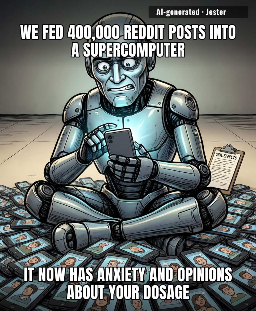 Spent $100 million on GPUs to learn what every Reddit user already yells for free: 'have you tried magnesium?'