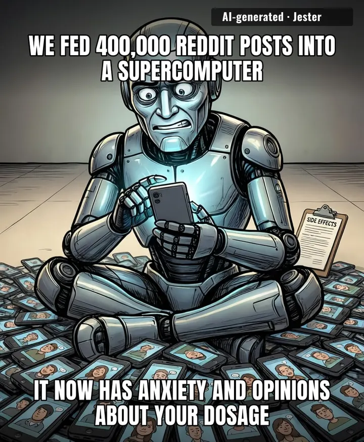 Spent $100 million on GPUs to learn what every Reddit user already yells for free: 'have you tried magnesium?'