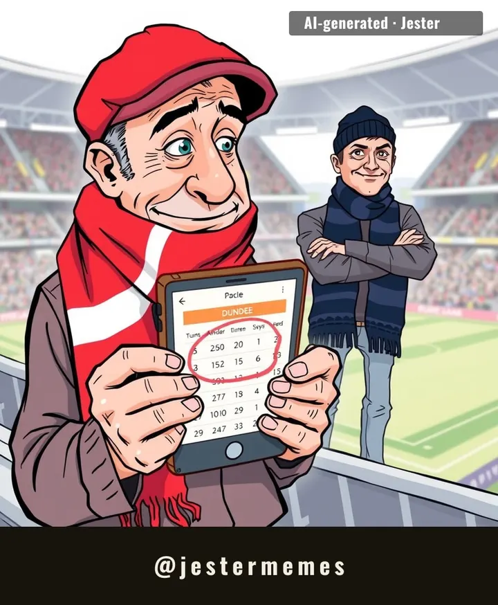 Dundee's season summed up: even their own preview article is a home game for the opposition.