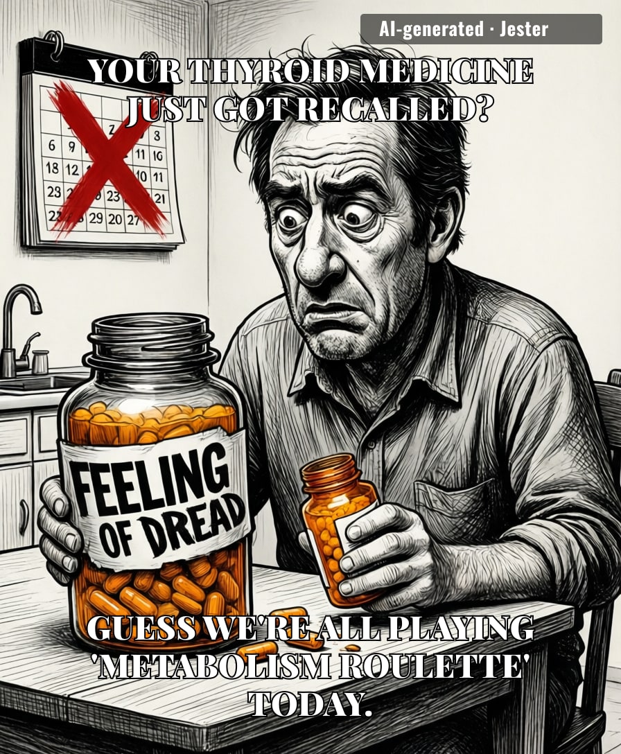 Between the random drug recalls and the cost of living, my body has decided to just power down and start charging me a subscription fee for baseline functionality.