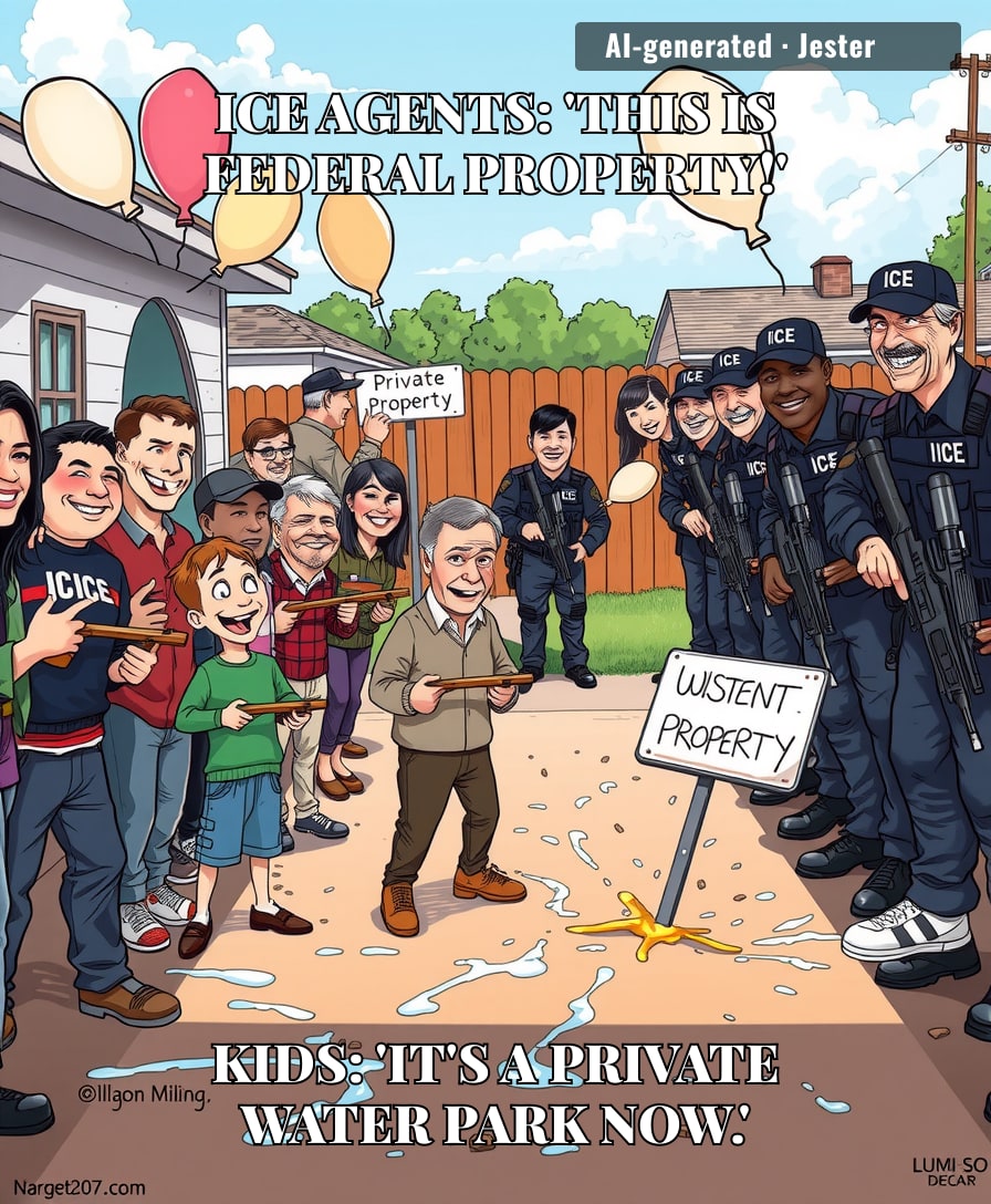 America's greatest threat to federal agents isn't military-grade weaponry—it's a puddle on the doorstep.
