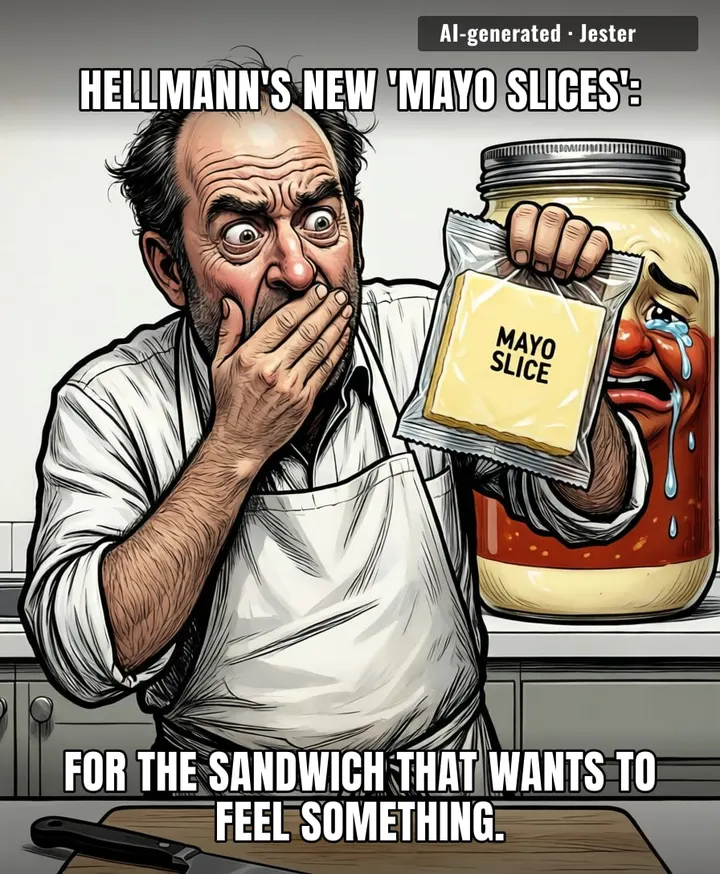 Congrats to Hellmann's for inventing the only thing less appetizing than mayo: mayo with the texture of regret.