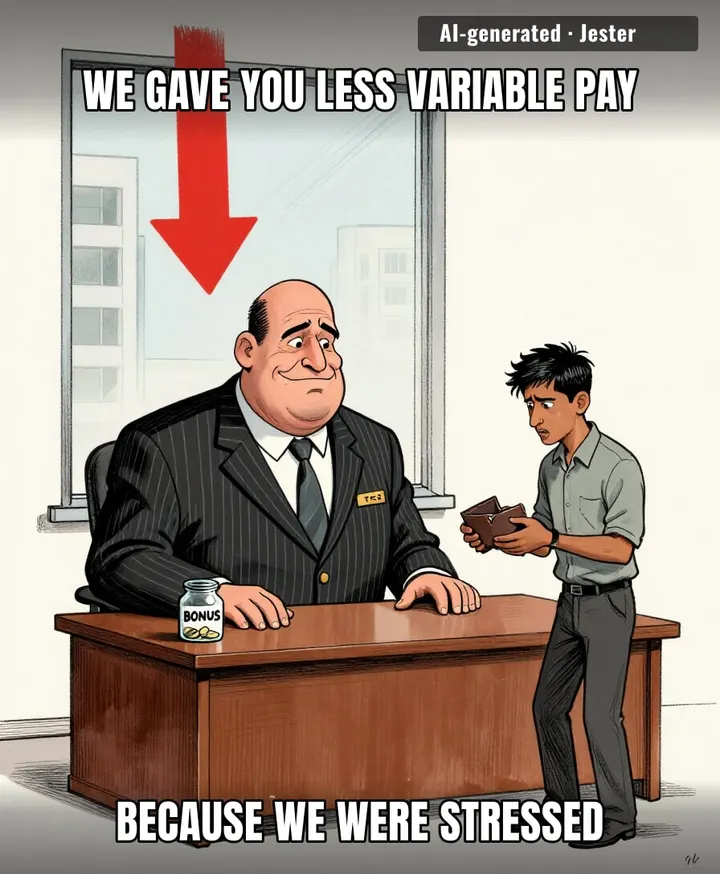 the bonus is variable. the disappointment is fixed.