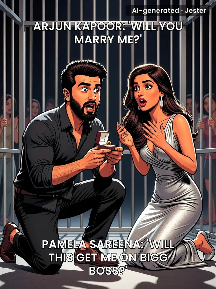 Arjun Kapoor's proposal on Lock Upp proves that nothing says 'I love you' like a desperate bid for TRP ratings.
