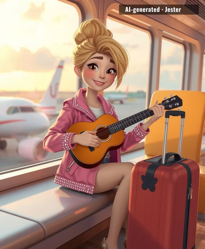 Every airport's already got a delayed flight and a Cinnabon — Dolly just makes the wait feel like a song.
