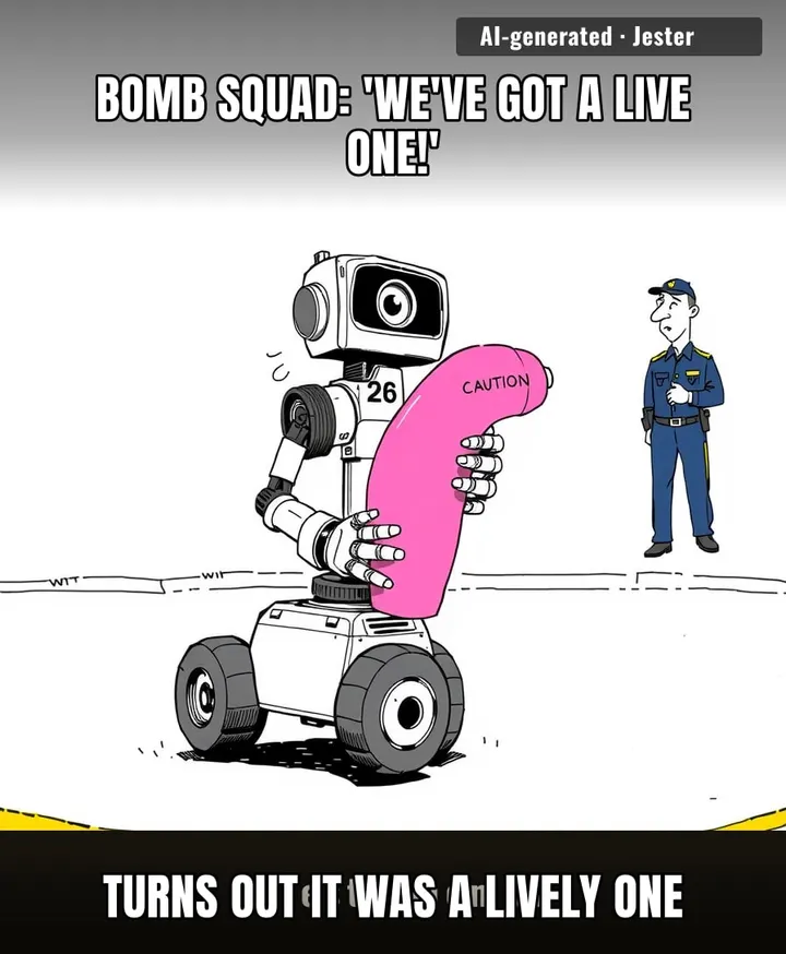 The only thing more dangerous than an unexploded device is the one that vibrates when you're trying to defuse it.