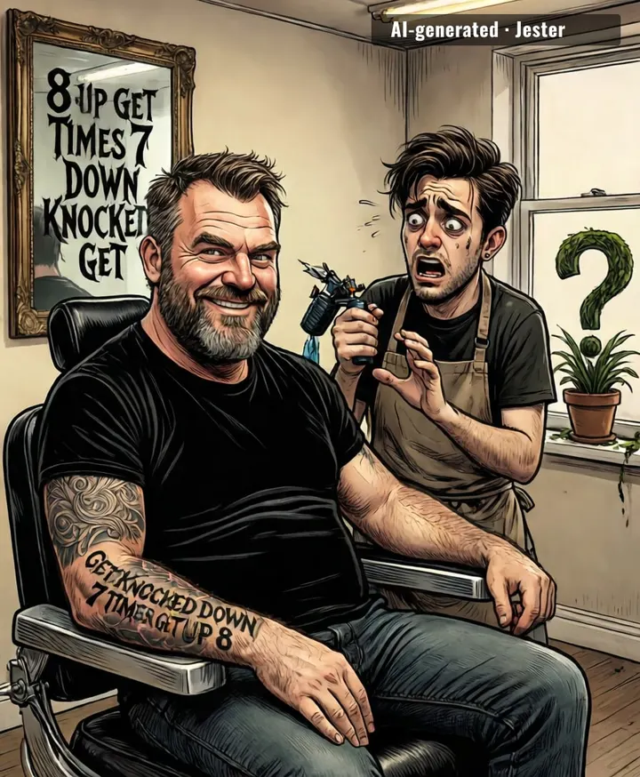a tattoo is a promise you make to a guy named Kev.