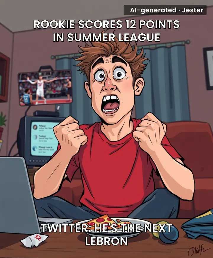 Summer League hype is just a 10-day fever dream where a kid who shot 32% from the floor gets called a future Hall of Famer.