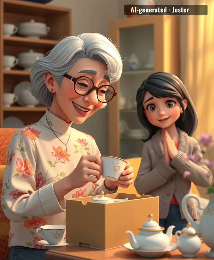 Who needs inheritance when you can get a tea set and a friend forever?