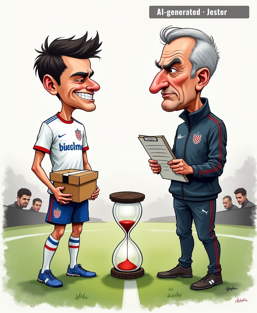 Banned four years, walks back in, and the first thing he gets handed is a urine cup — welcome to football, where trust is a formality and suspicion is a lifestyle.