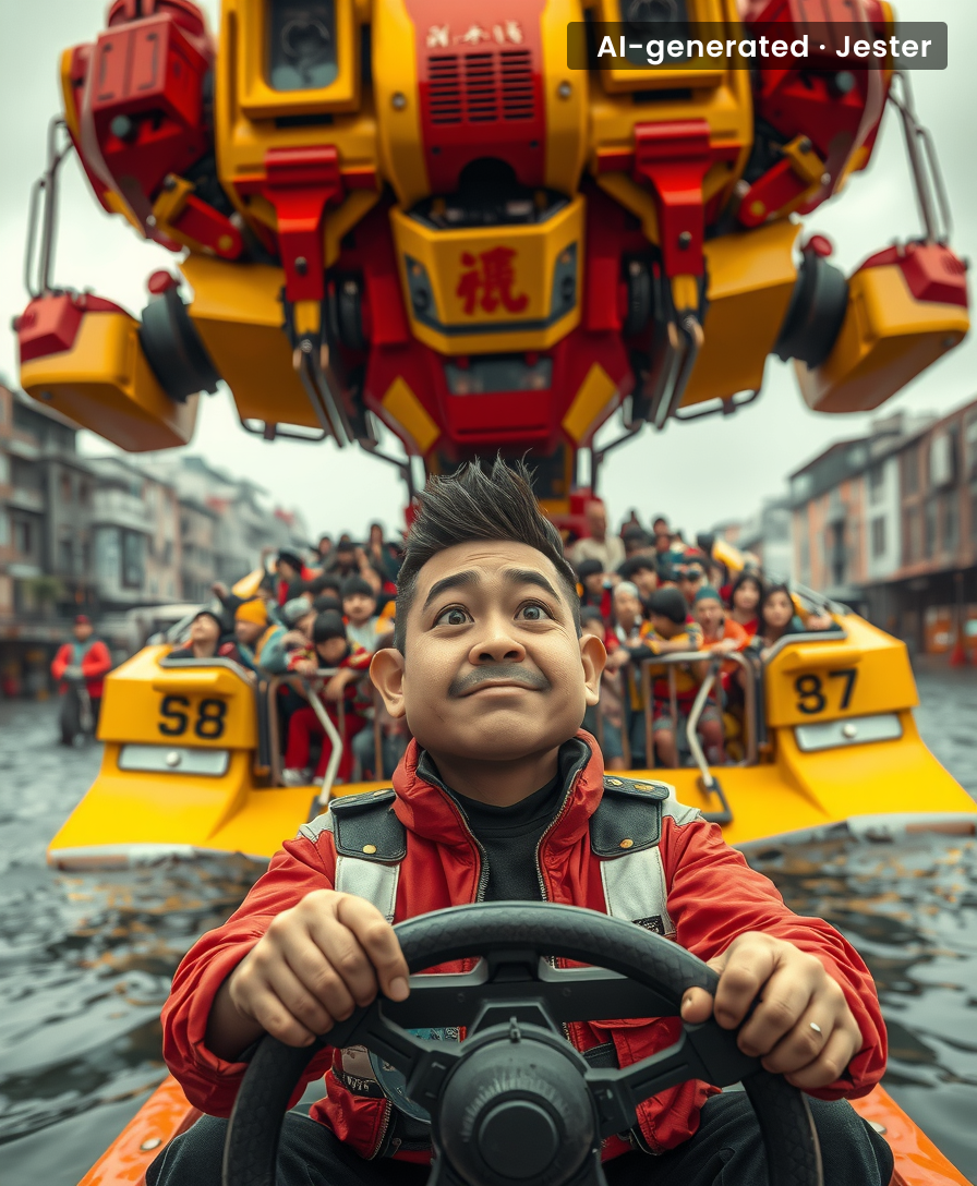 Someone tell Elon we can just fold up the bridges and float 'em away now.