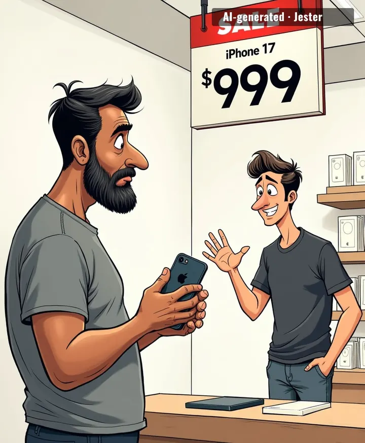 Apple discounting the iPhone 17 days before the 18 is like a restaurant slashing prices on last night's fish right before the health inspector walks in.