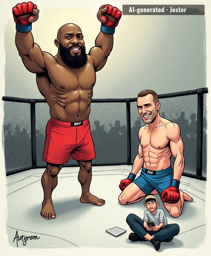 Iwo Baraniewski was on the card, in the cage, and got finished by a paragraph.