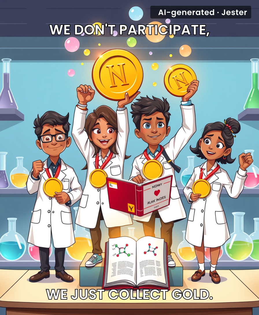 India's Chemistry Olympiad team just proved that the only thing faster than their reactions is their medal count.