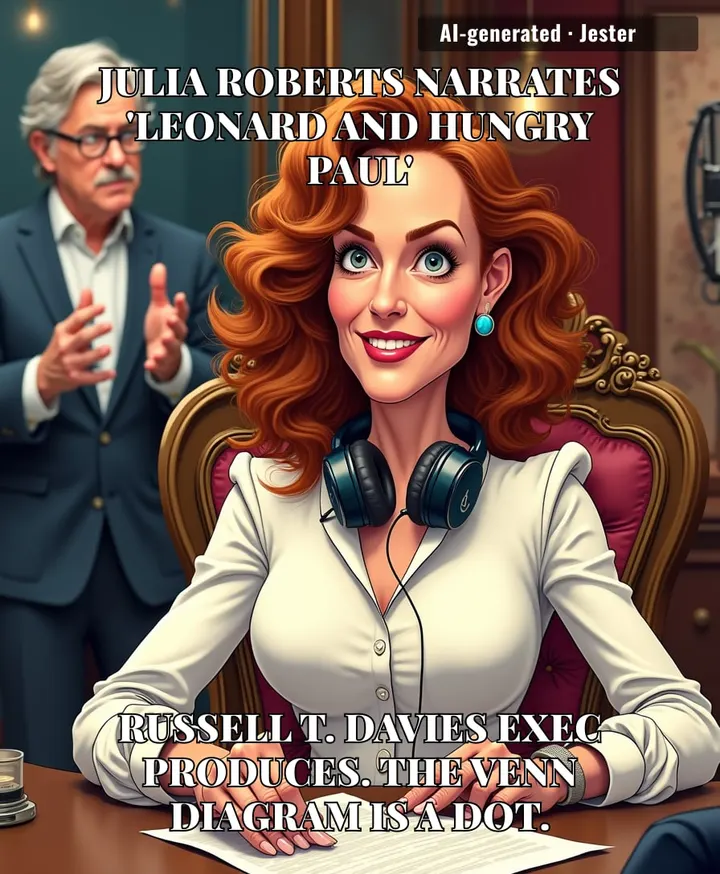 Julia Roberts narrating 'Leonard and Hungry Paul' is like putting a diamond collar on a garden gnome.