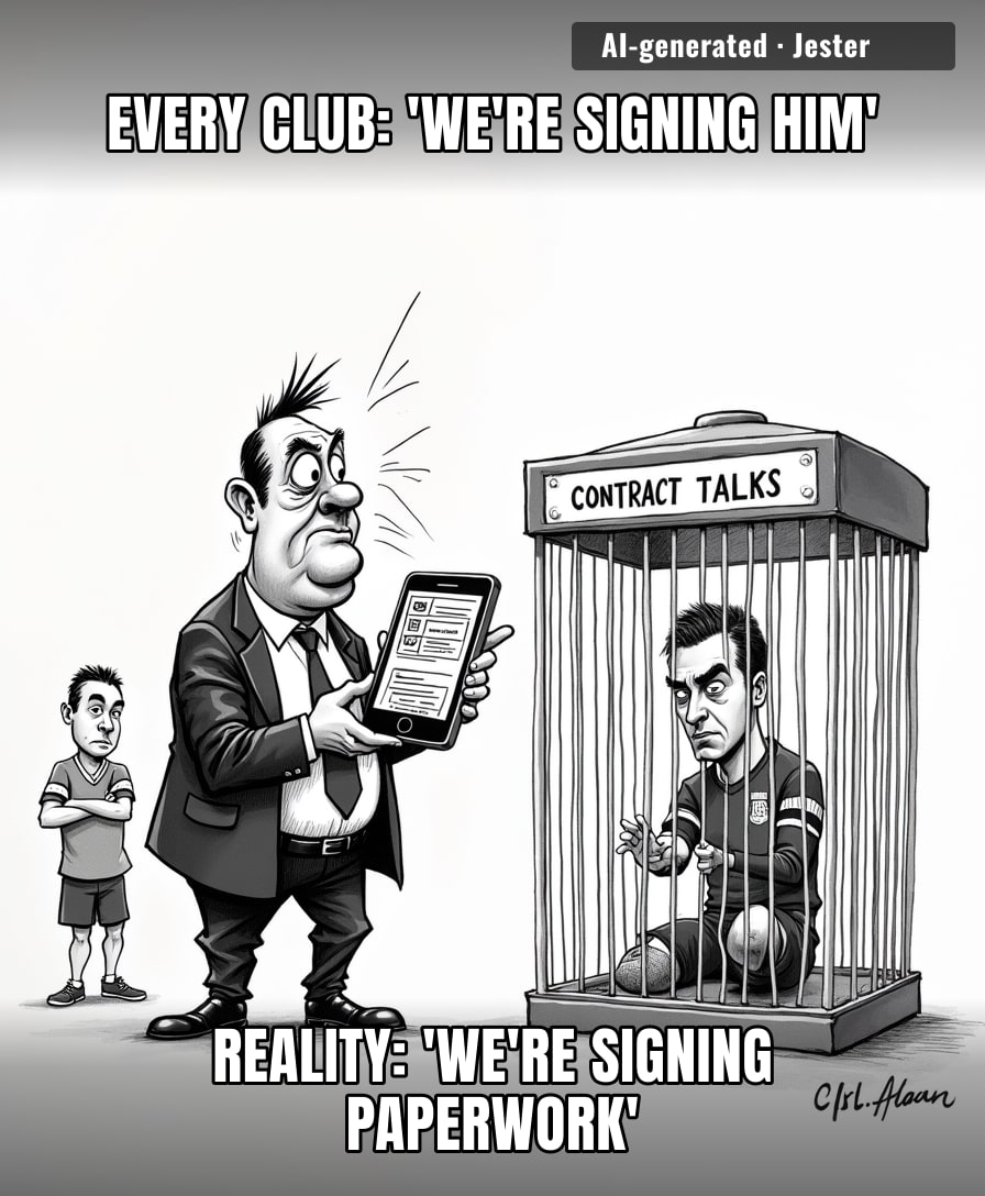 Transfer season is just 90 days of rich men playing football manager with real people's careers.