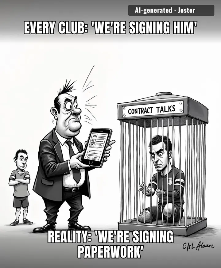 Transfer season is just 90 days of rich men playing football manager with real people's careers.