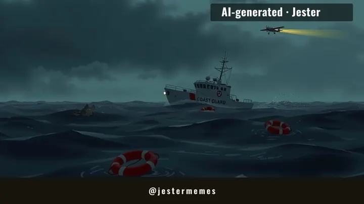 The search continues into the night, and hope for the six aboard is measured in hours, not days.