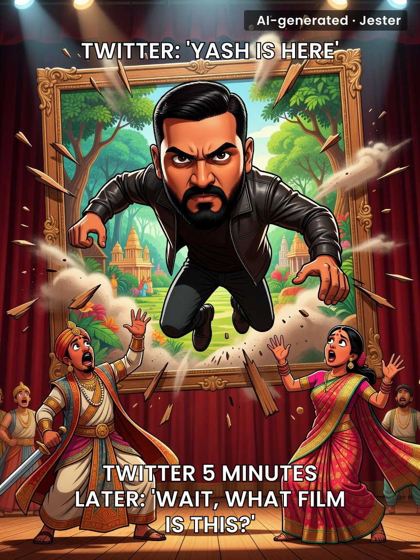 Yash's Ramayana surprise is a DJ spinning dubstep at a sitar recital.