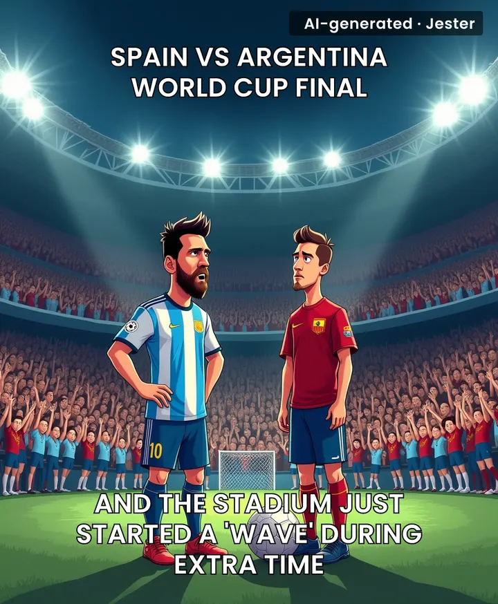 The only thing longer than extra time is the list of celebrities in the stands pretending they know what's happening.