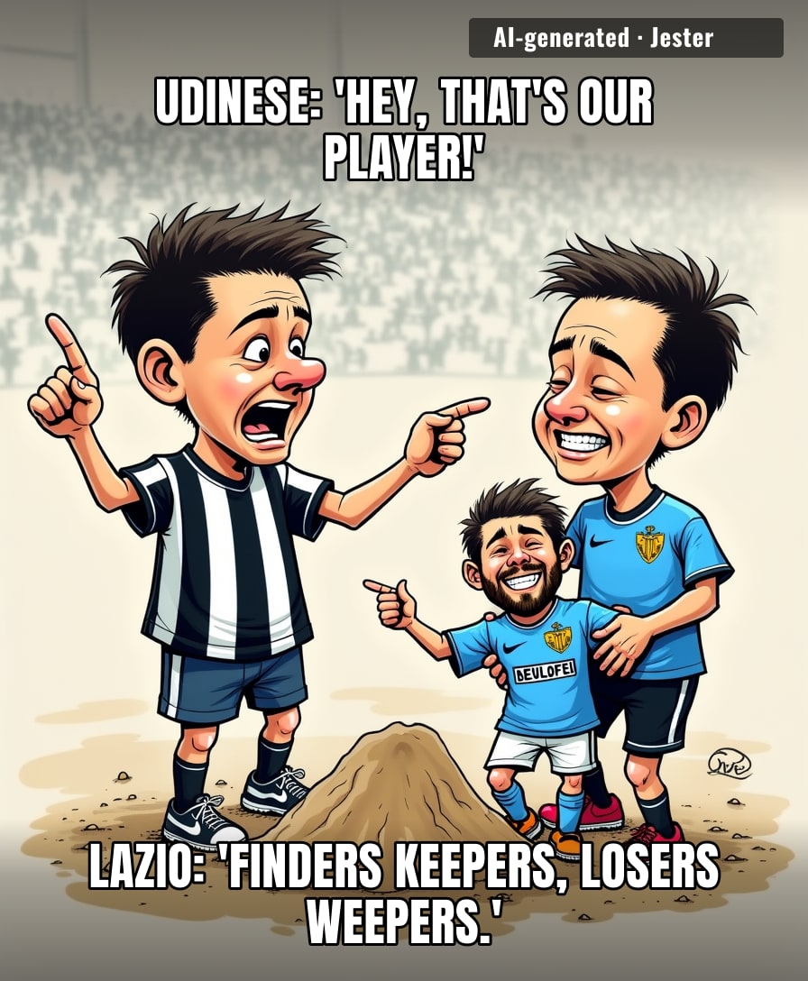 Udinese's transfer window strategy is basically a toddler losing a toy and crying about it.