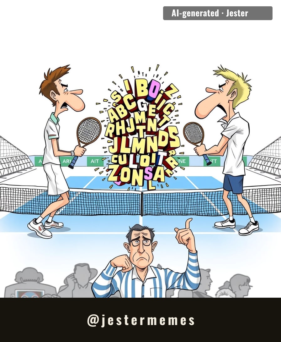 Tennis commentators now require a degree in linguistics just to call the third round.