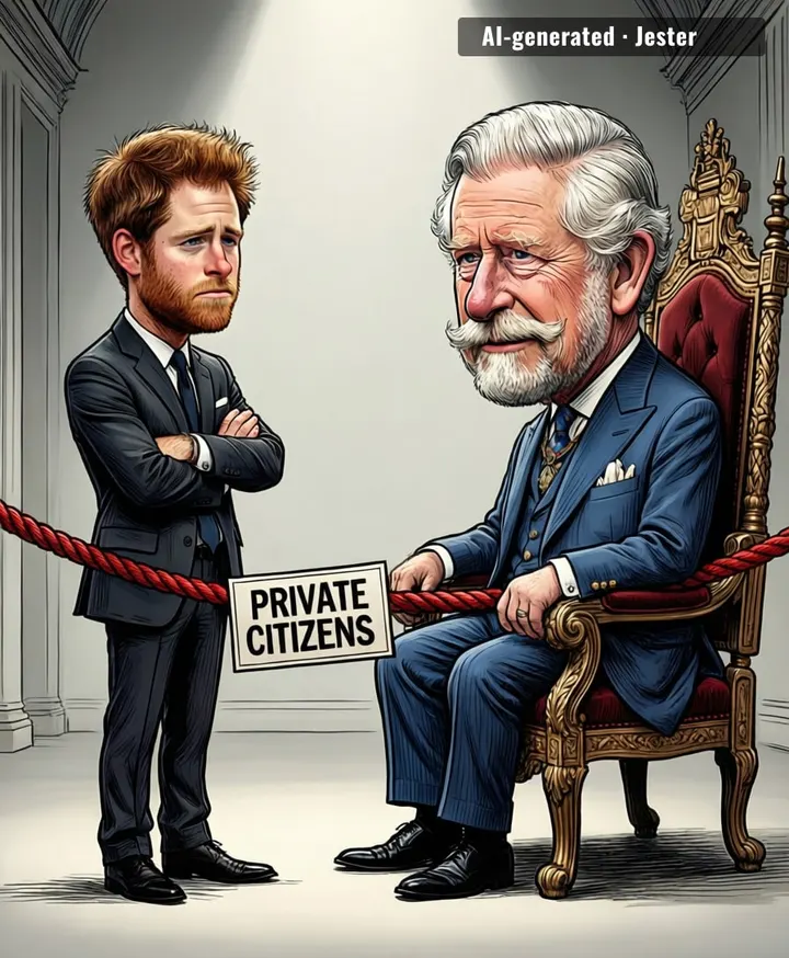 The royal family's idea of a family therapy session is a lawyer drafting a cease-and-desist for 'Dad'.