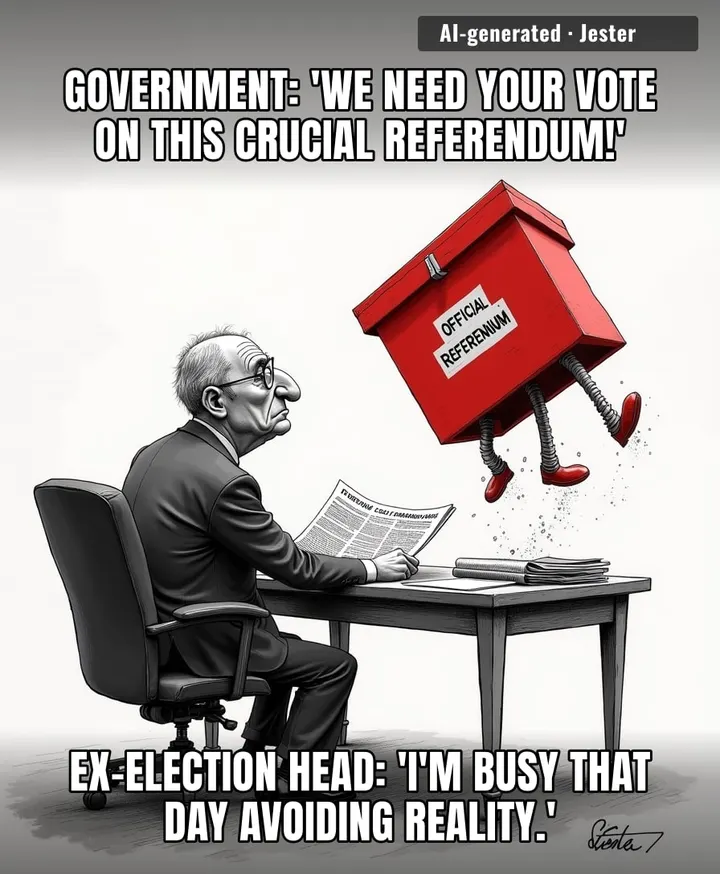 When the person who used to count your votes decides the ballot is better off being used for origami, you know the game is rigged.
